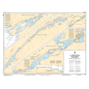 Carte marine chart 1400 Voie maritime du Saint-Laurent