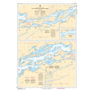 CARTE MARINE 1433: Île St-Régis à Croil Islands