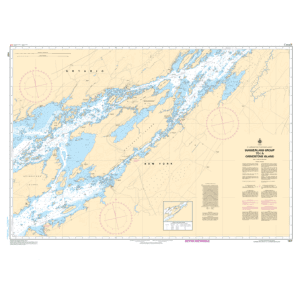 Carte marine chart 1437 Summerland Group à Grindstone Island