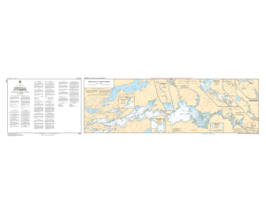 Carte marine chart 1513 Smiths Falls à Kingston