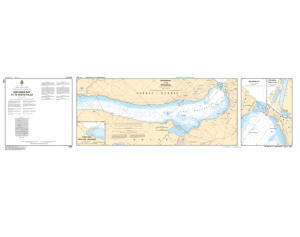 Carte marine chart 1550 Britannia Bay à Chats Falls