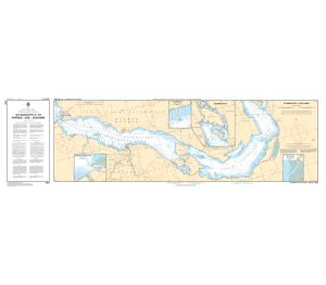 Carte marine chart 1553 Île Marcotte à Rapides-des-Joachims
