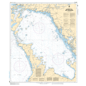 Carte marine chart 2201 Baie Georgienne Georgian Bay