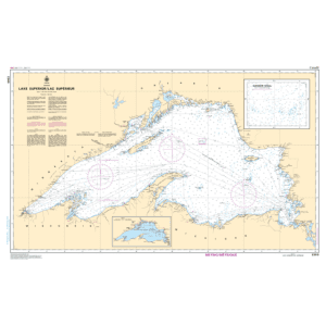 Carte marine chart 2300 Lac Supérieur Lake Superior