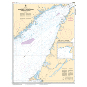 Carte marine chart 4021 Pointe Amour `Cape Whittle et Cape George