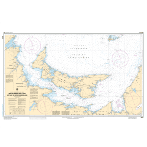 Carte marine chart 4023 Détroit de Northumberland