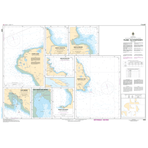 Carte marine chart 4430 Île d'Anticosti