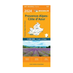 Provence-Alpes-Côte d'azur carte routière Michelin #527