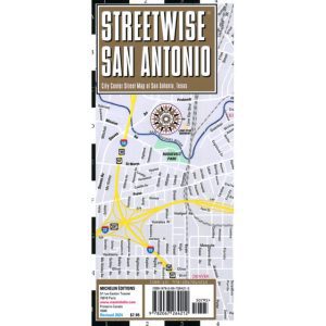 San Antonio - Laminated City Plan Michelin