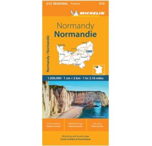 Normandie Normandy Michelin Carte Map #513