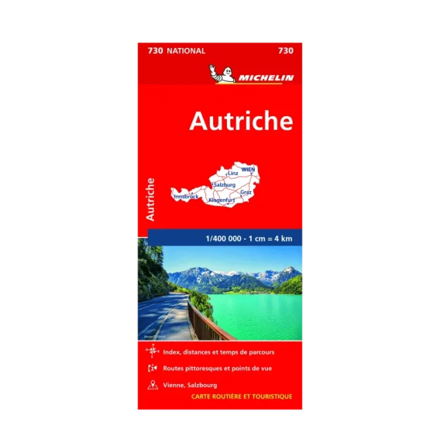 Austria road map Michelin #730