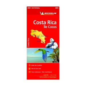 Costa Rica Ile Cocos carte routière Michelin #804