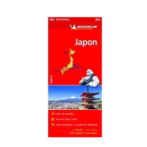 Japon carte routière Michelin #802