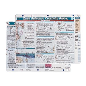 Davis 126 Coastwise Piloting Quick Reference - Carte de référence rapide pilotage côtier Davis 126