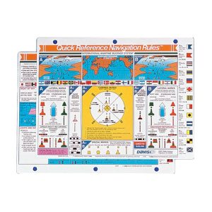 Davis 127 International Navigation Rules Quick Reference Card