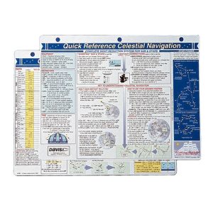 Davis 132 Celestial Navigation Quick Reference Card