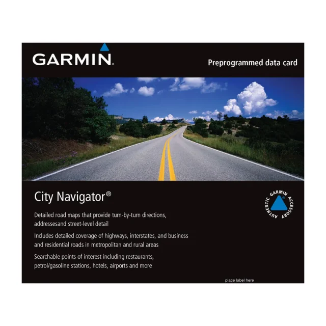 City Navigator - Carte SD Garmin