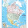 North america wall map (MCR0031)