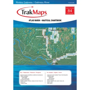 Gatineau River North: Gracefield - Paugan Falls #84 - TrakMaps Nautical Chartbook