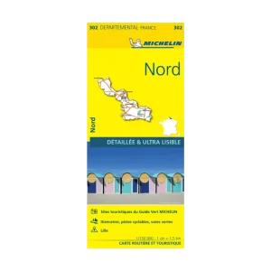 France Nord carte routière Michelin #302