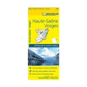 Haute-Saône and Vosges road map Michelin #314