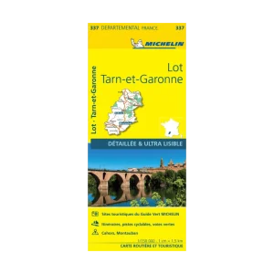 Lot et Tarn-et-Garonne road map Michelin #337