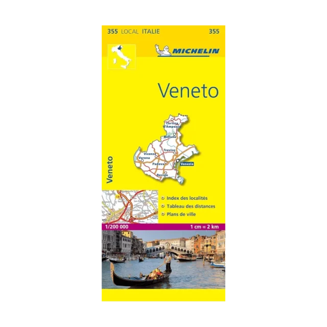 Veneto road map Michelin #355