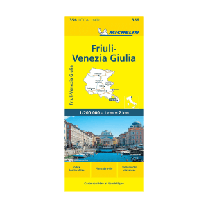 Friuli-Venezia Giulia road map Michelin #356