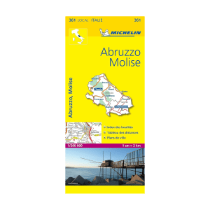 Abruzz0 and Molise road map Michelin #361