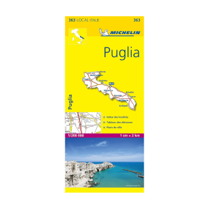 Apulia road map Michelin #363