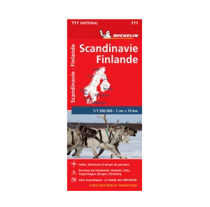 Scandinavie et Finlande carte routière Michelin #711