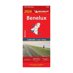 Bénélux carte routière Michelin #714