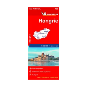 Hongrie carte routière Michelin #732