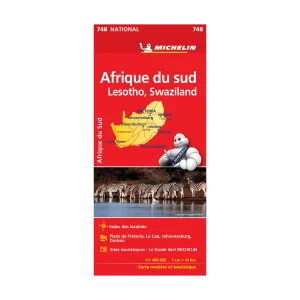 Afrique du Sud, Lesotho, Swaziland carte routière Michelin #748