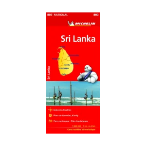 Sri Lankaroad map Michelin #803