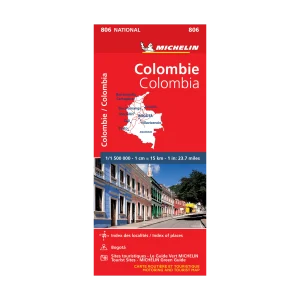 Colombie carte routière Michelin #806