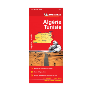 Algeria and Tunisia road map Michelin #743