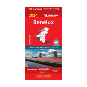 Benelux tear-proof road map Michelin #795