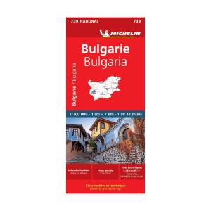 Bulgaria road map Michelin #739