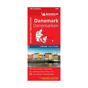 Denmark road map Michelin #749