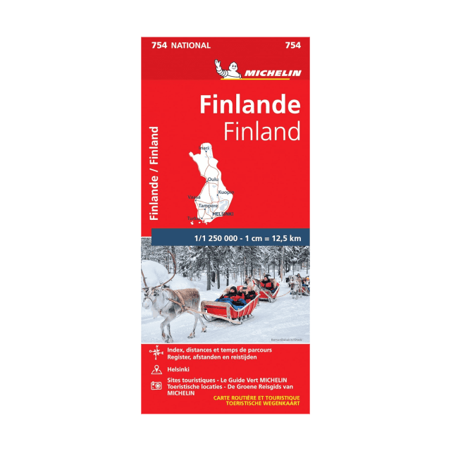 Finlande carte routière Michelin #754