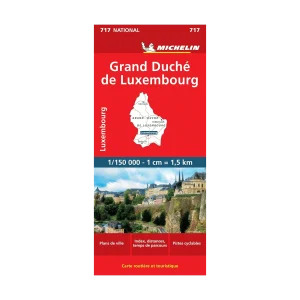 Grand Duché de Luxembourg carte routière Michelin #717