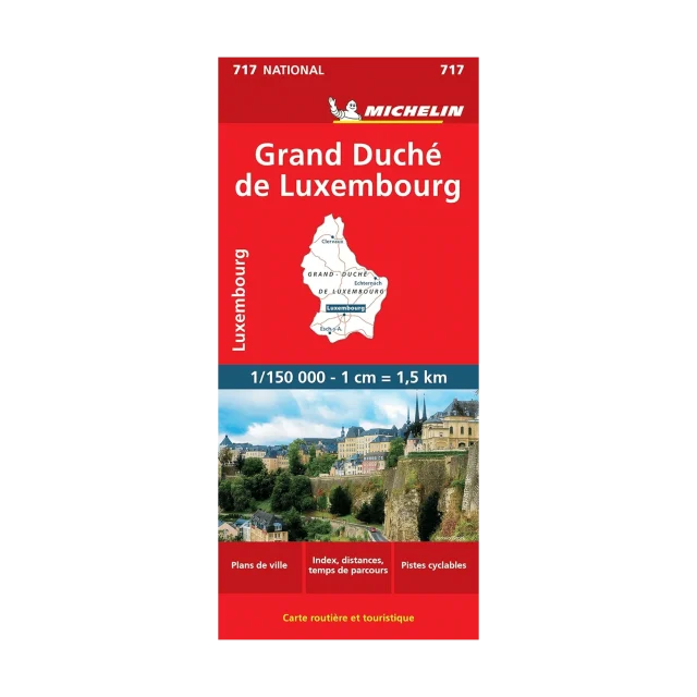 Grand Duché de Luxembourg carte routière Michelin #717