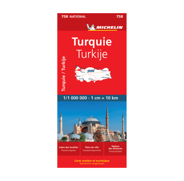 Turquie carte routière Michelin #758