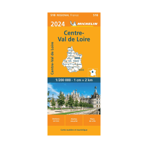 Centre and Val de Loire road map Michelin #518