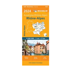 Rhône-Alpes carte routière Michelin #523