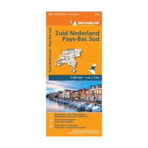 Netherlands rSouth oad map Michelin #532