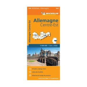 Allemagne Centre-Est carte routière Michelin #544