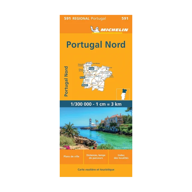 Portugal Nord carte routière Michelin #591