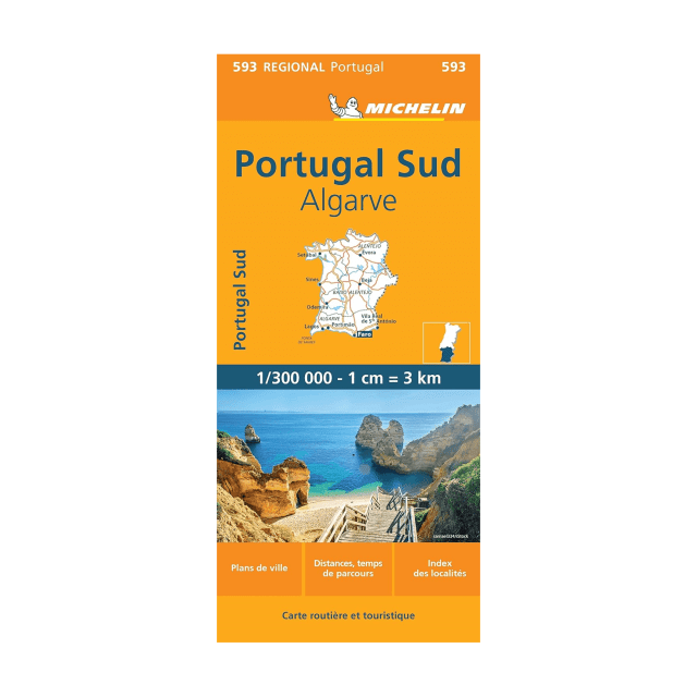 Portugal South road map Michelin #593